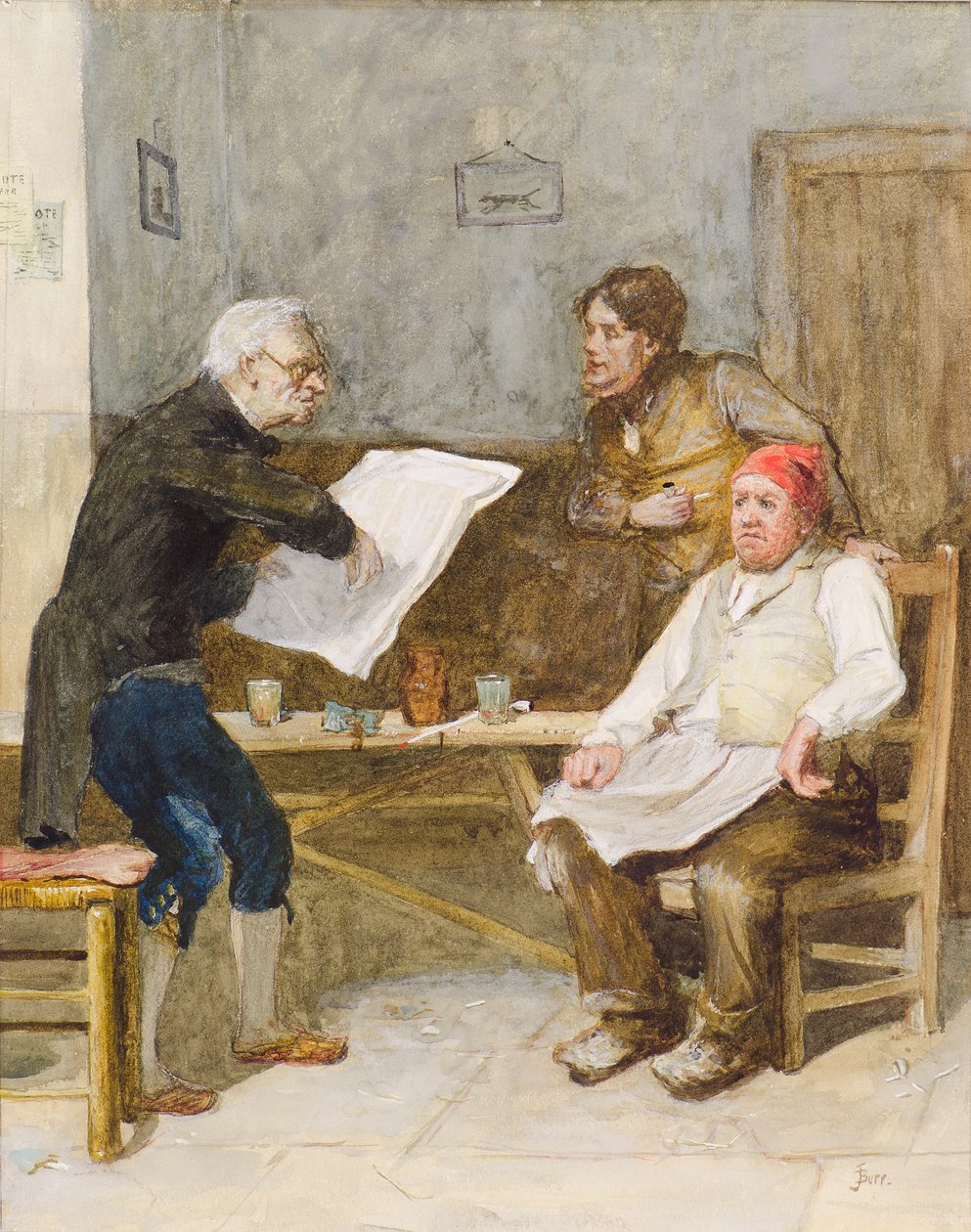 Animerte politikere, 1800-tallet av John Burr