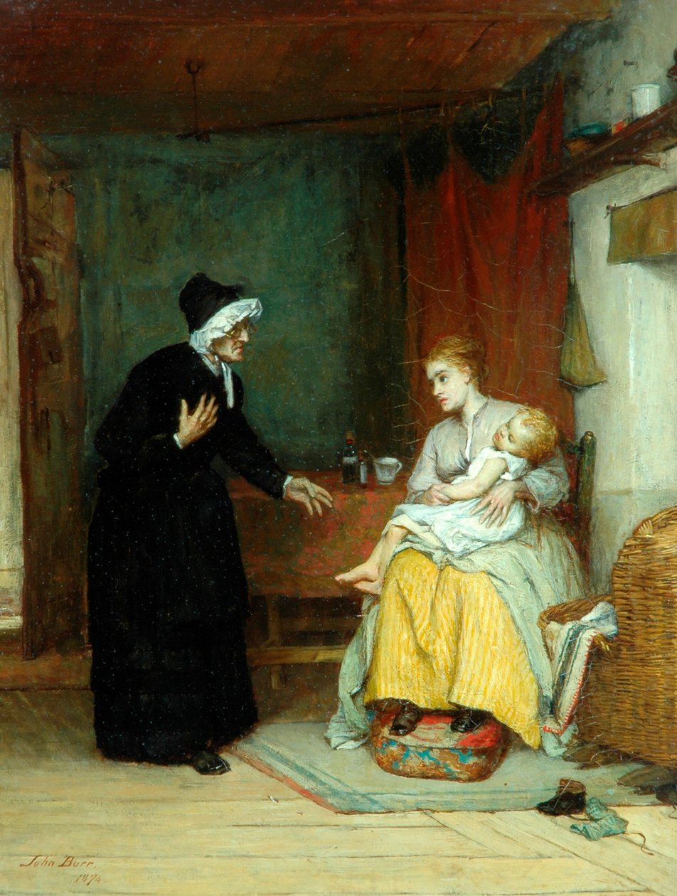 Engstelige øyeblikk, 1874 av John Burr
