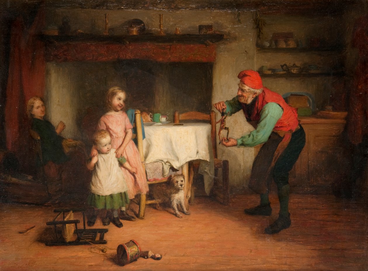 Det nye leketøyet, 1800-tallet av John Burr