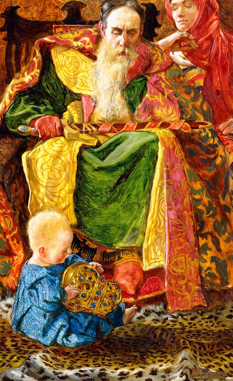 Og hvem vet om han skal være en vis mann eller en dåre, 1901 av John Byam Liston Shaw