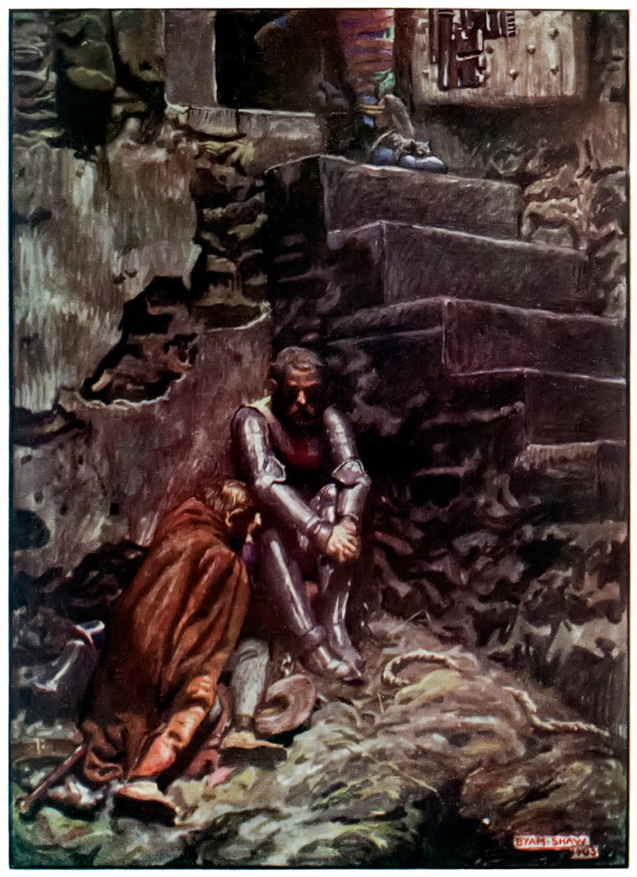 "Christian and Hopeful in Doubting Castle" fra "The Pilgrim