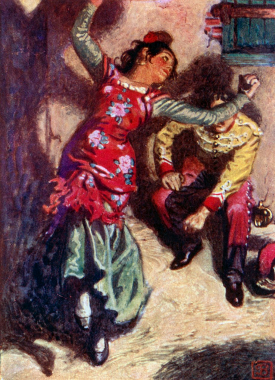 George Bizet, Carmen (fargelitografi) av John Byam Liston Shaw