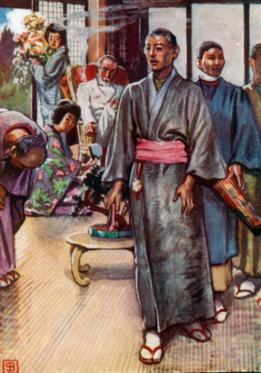 Puccini, Madam Butterfly (fargelitografi) av John Byam Liston Shaw
