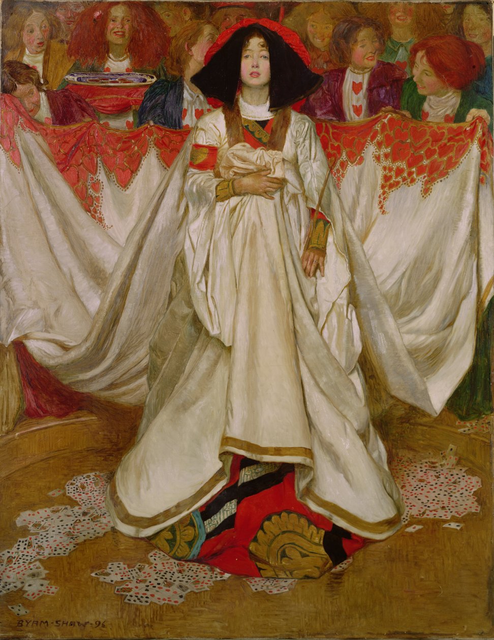 Dronningen av hjerter, 1896 av John Byam Liston Shaw