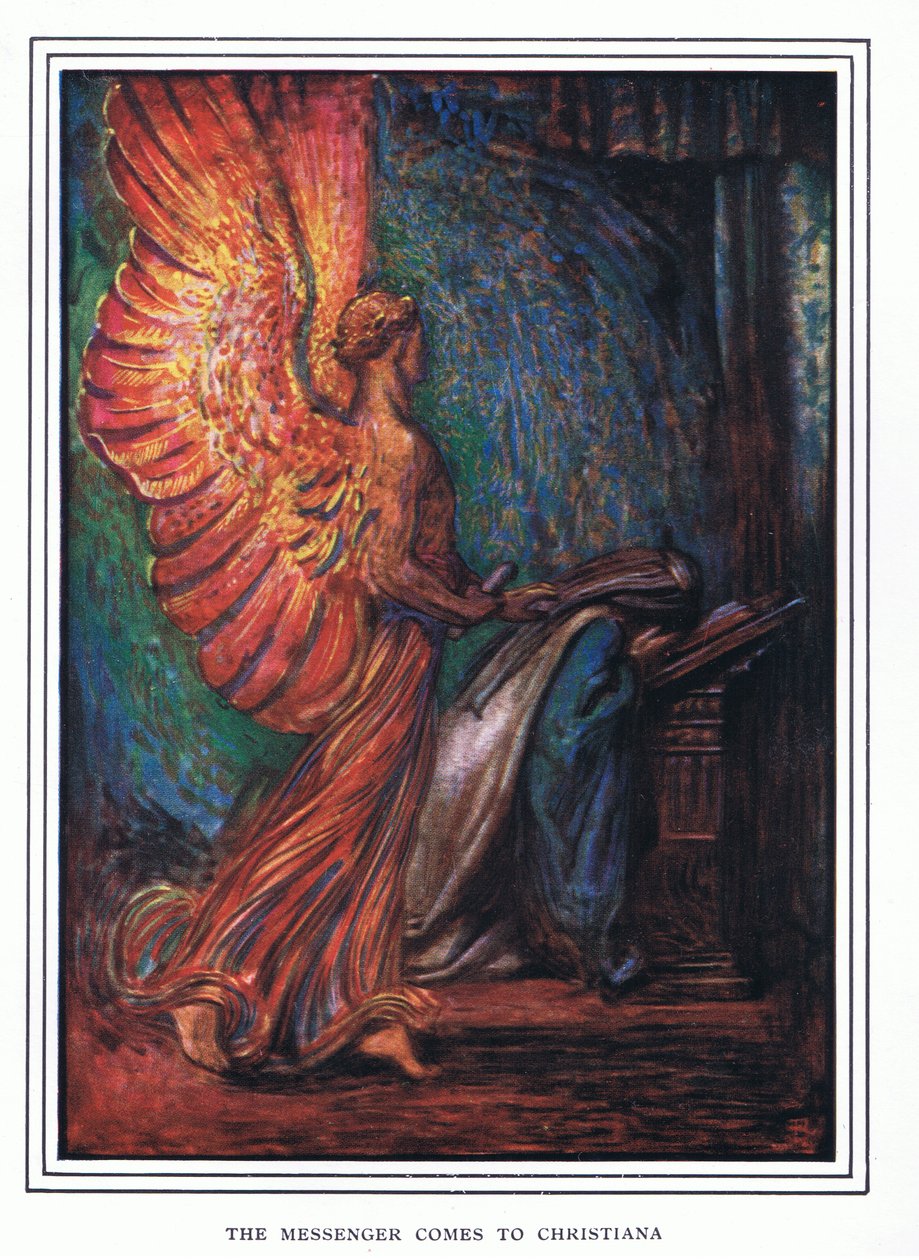 Sendebudet kommer til Christiana av John Byam Liston Shaw