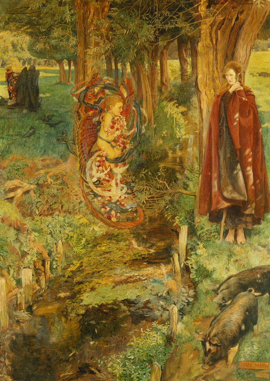 "Tid og sjanse skjer med alle like", 1901 av John Byam Liston Shaw