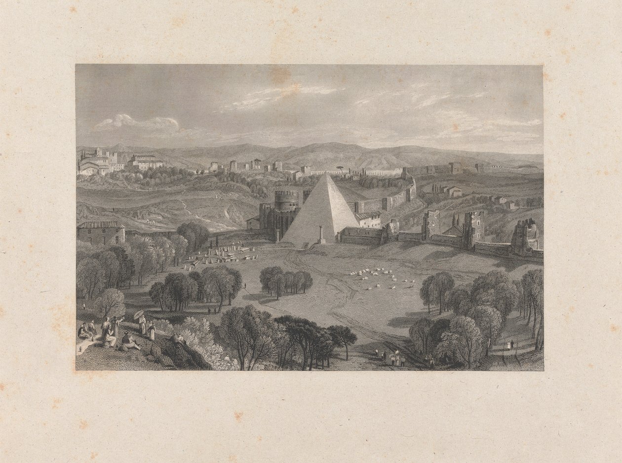 Roma fra Monte Testaccio av John Byrne