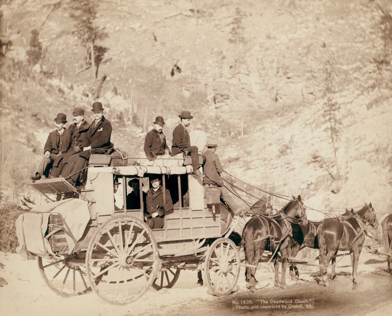 Deadwood Coach reiser i South Dakota av John C. H. Grabill