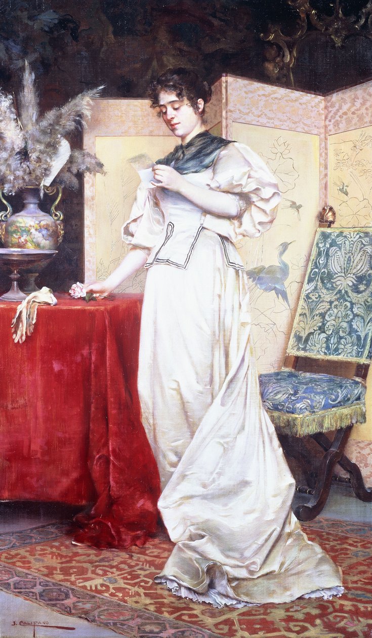 Kjærlighetsbrevet, ca. 1890 av John Califano