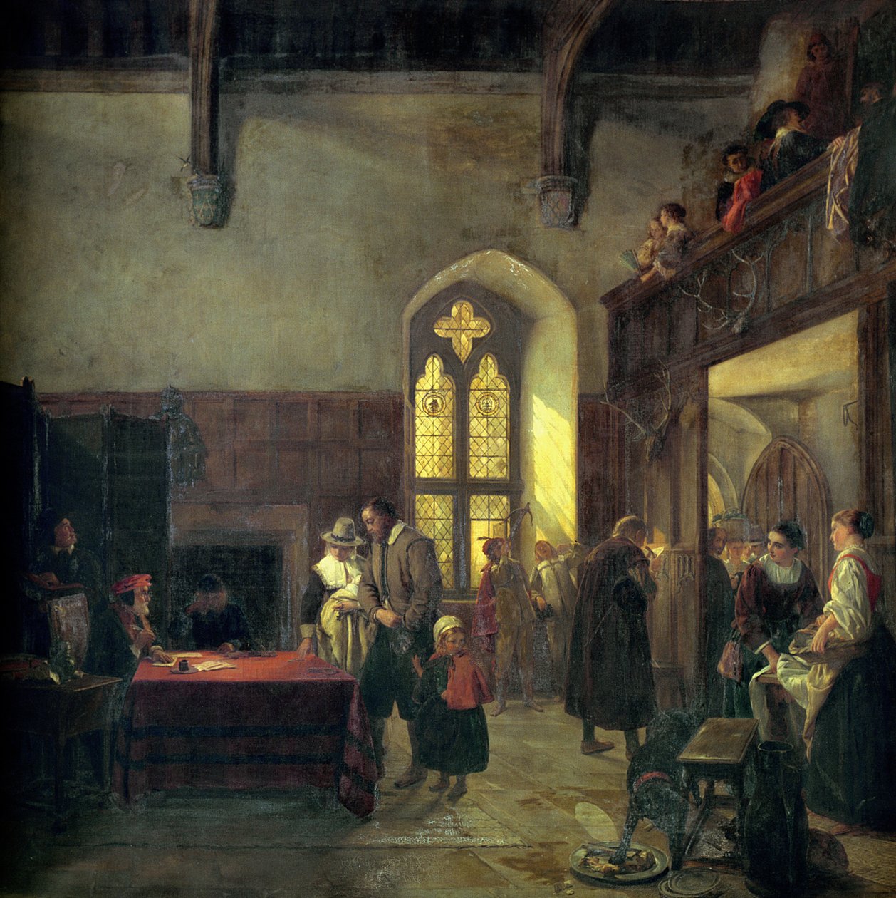 Leiedag i Haddon Hall av John Callcott Horsley
