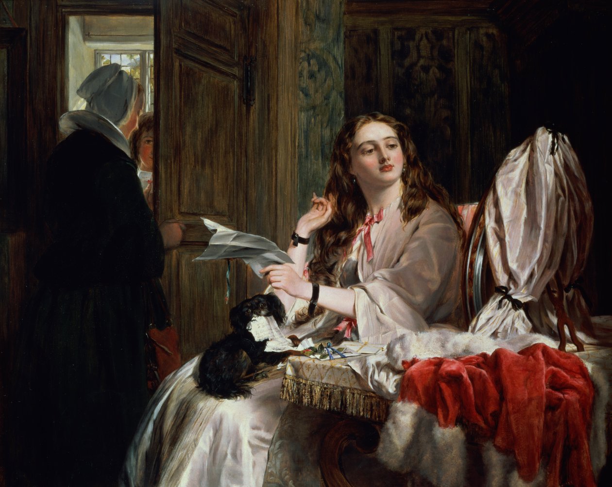 St. Valentins morgen, 1863 av John Callcott Horsley