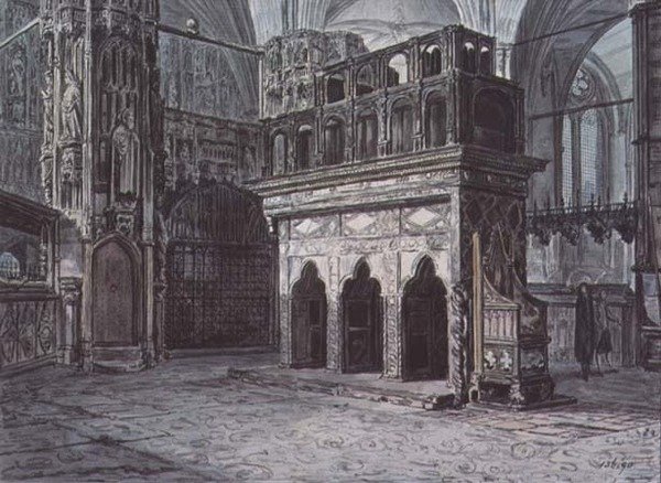 Edward the Confessors Chapel, Westminster Abbey av John Carter