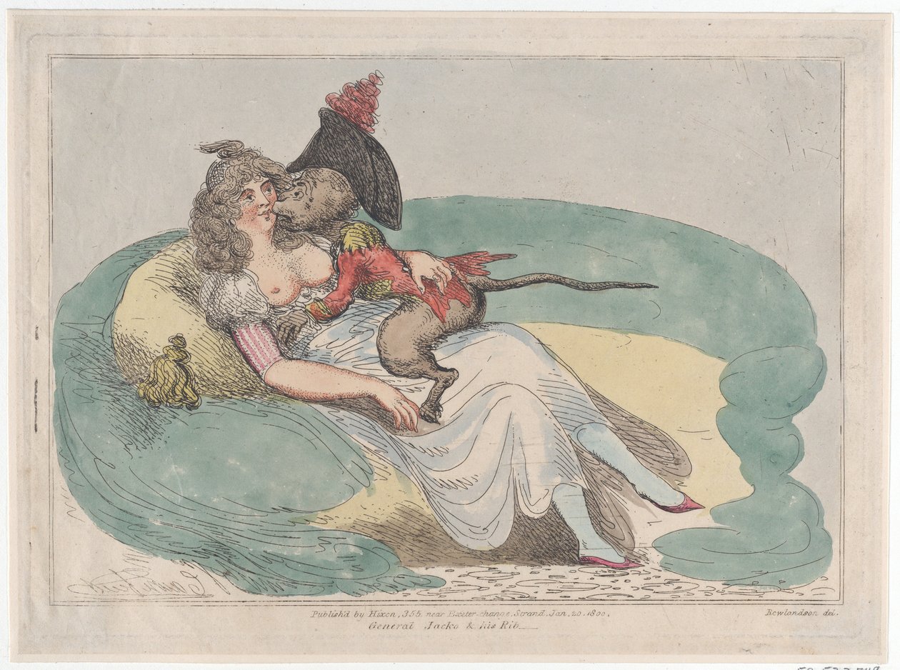 General Jacko & his Rib, 20. januar 1800. av John Cawse