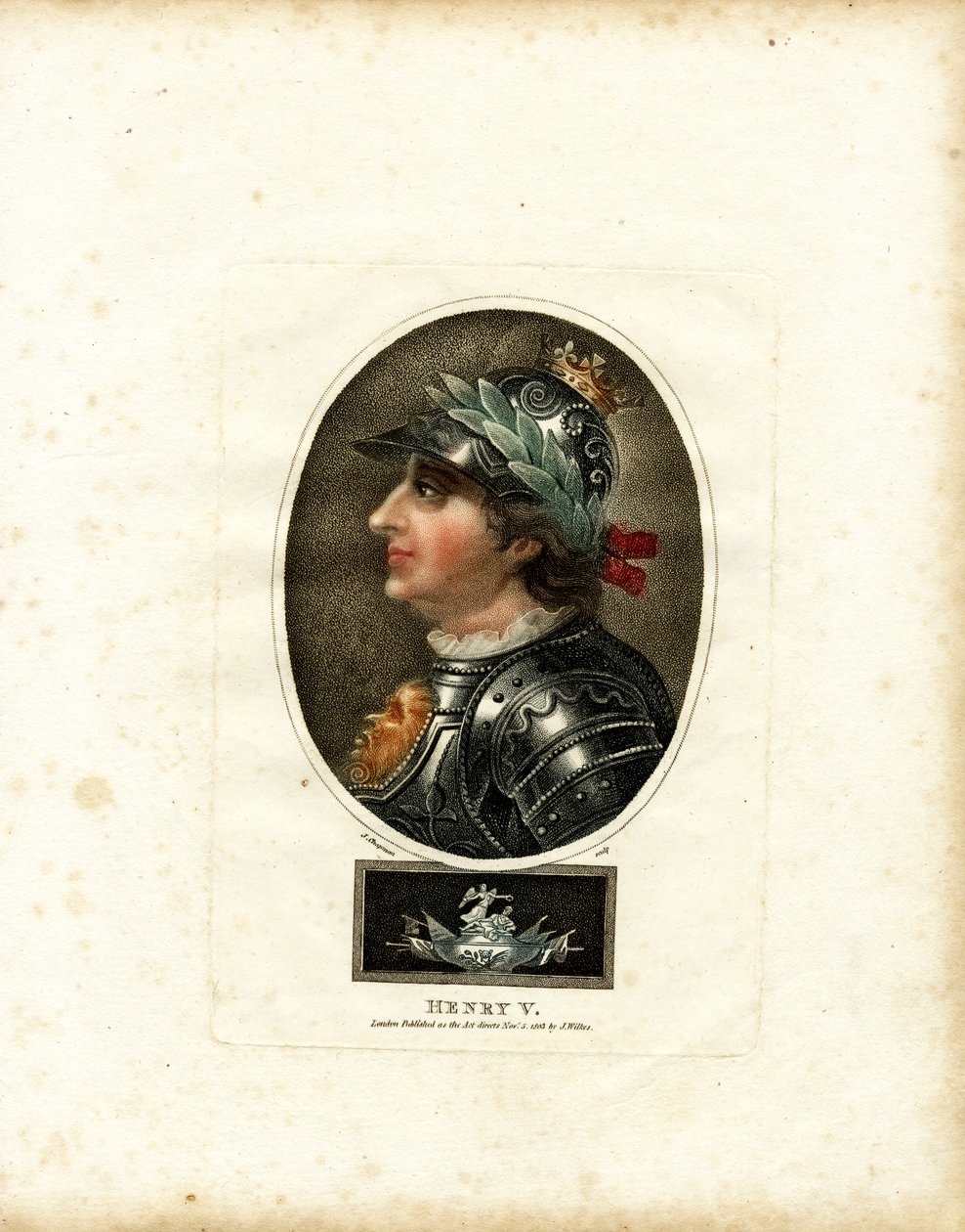 Portrett av Henrik V. av John Chapman