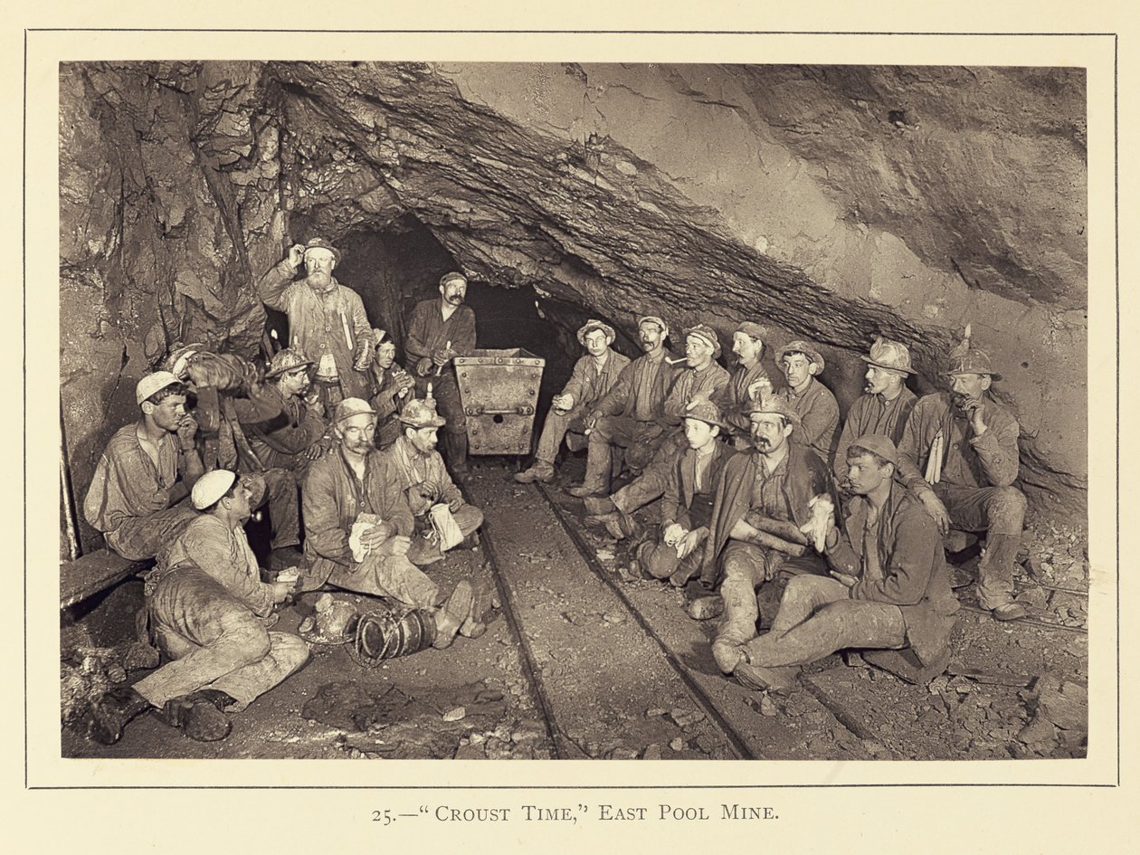 quot;Knakende tidquot;, East Pool Mine av John Charles Burrow