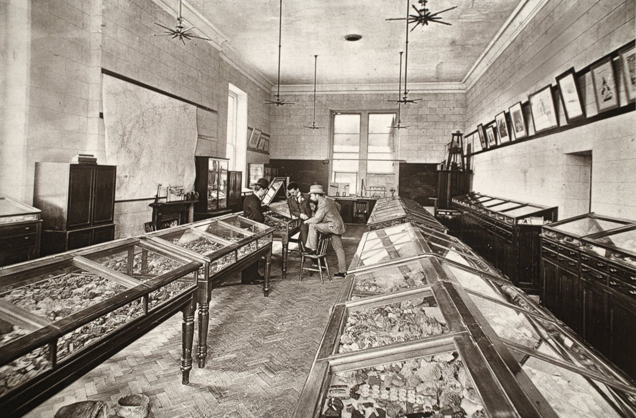 Museum, Camborne Mining school, illustrasjon fra 