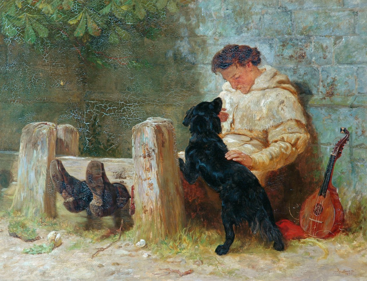 Hans eneste venn, 1875 av John Charles Dollman