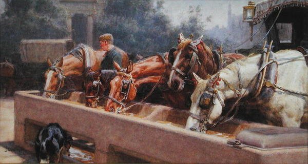 Pro Bono Publico (akvarell på papir) av John Charles Dollman