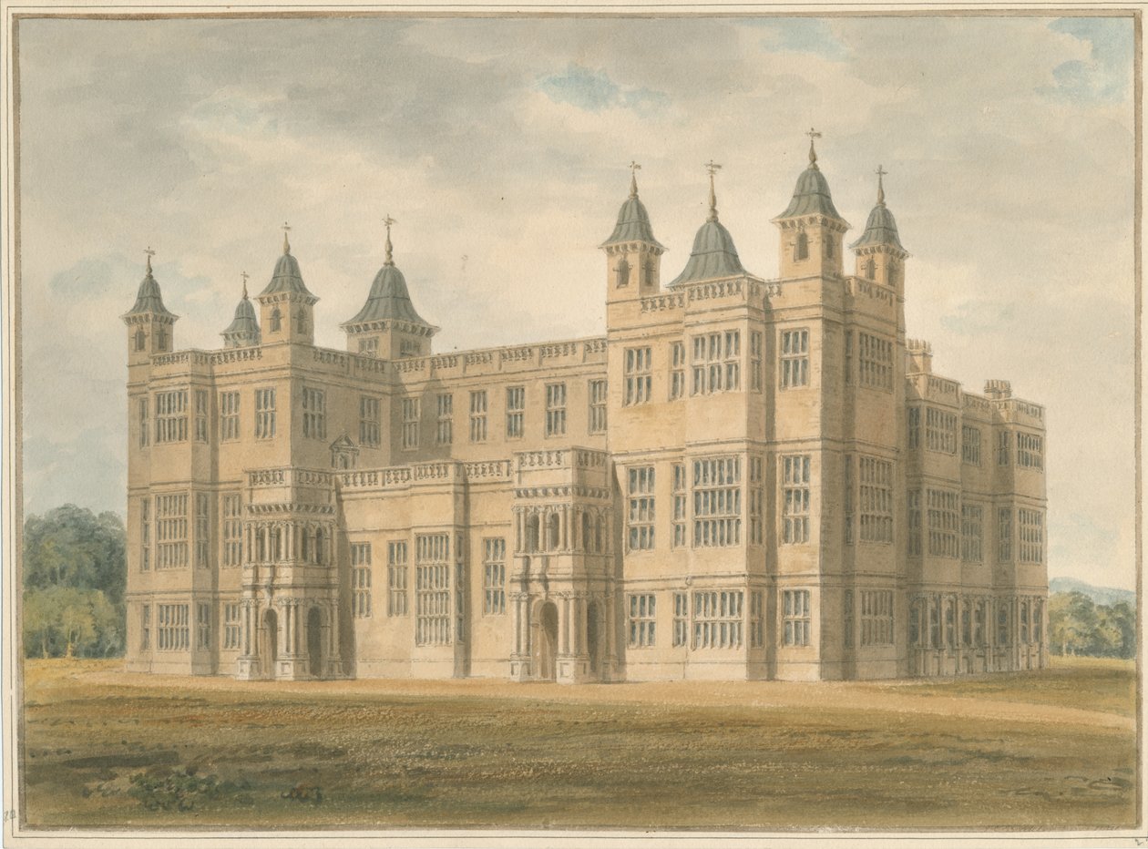 Essex - Audley End, 1811 av John Chessell Buckler