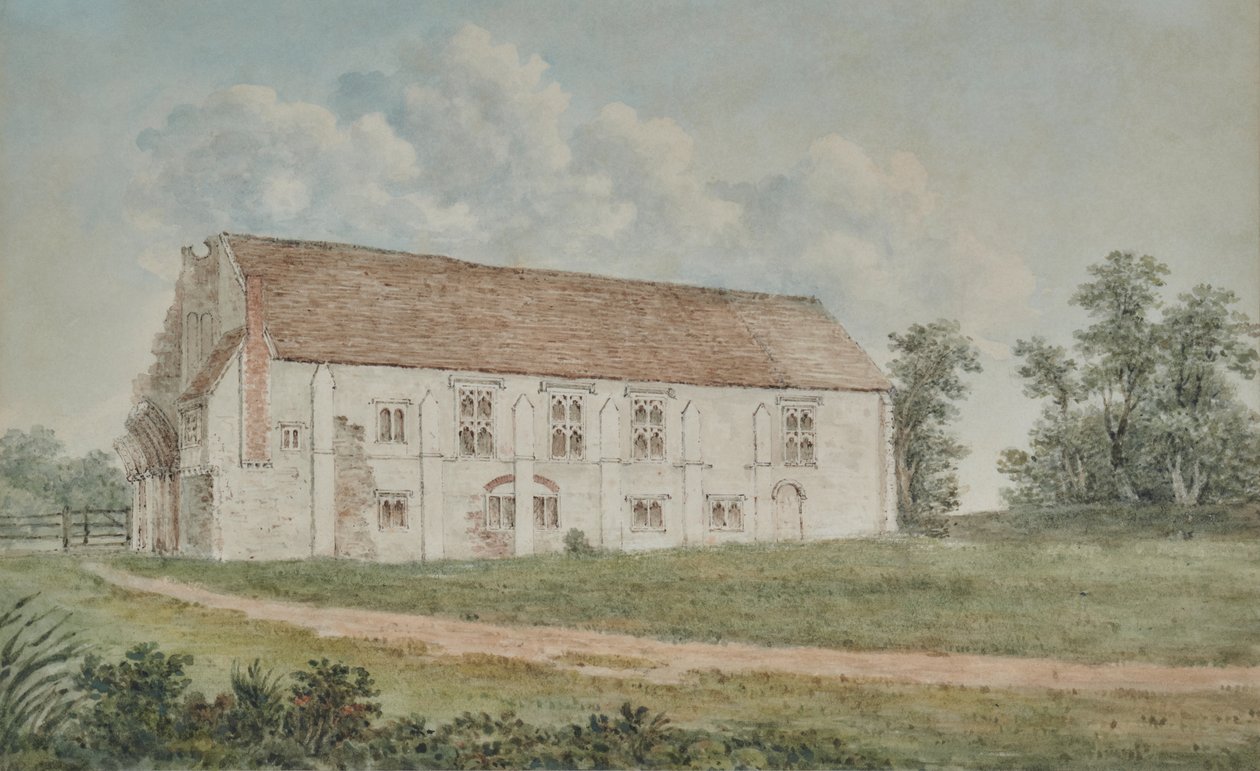 Munken Horton Priory av John Chessell Buckler