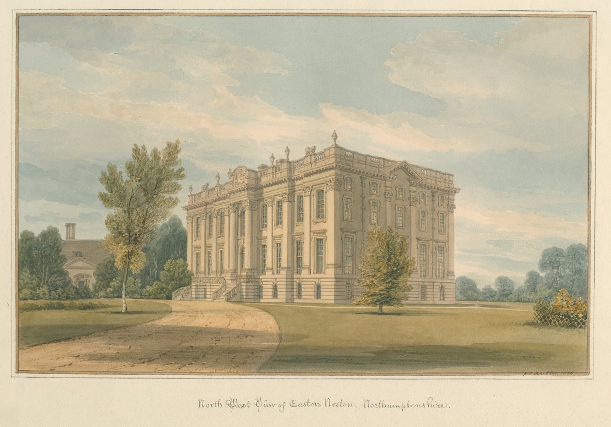 Northamptonshire – Easton Nest, 1824 av John Chessell Buckler