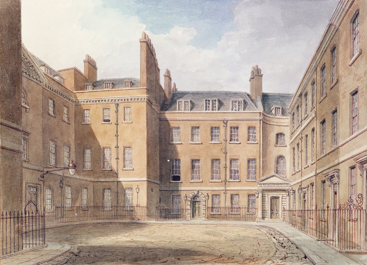 Utsikt over Downing Street, Westminster av John Chessell Buckler