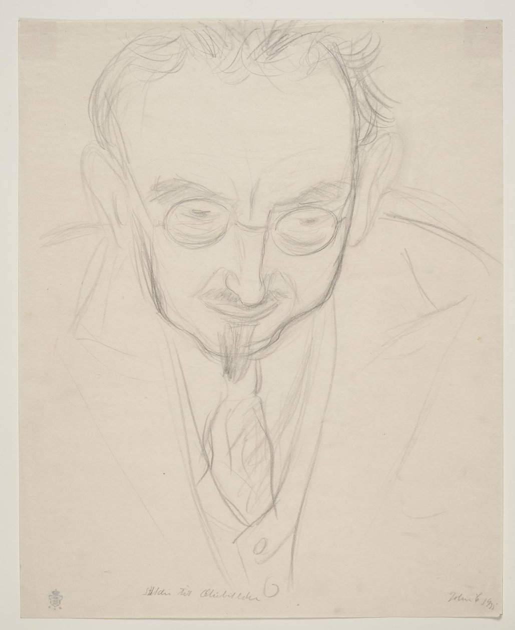 Geografen, Professor G. Hatt. Brystbillede en face. av John Christensen