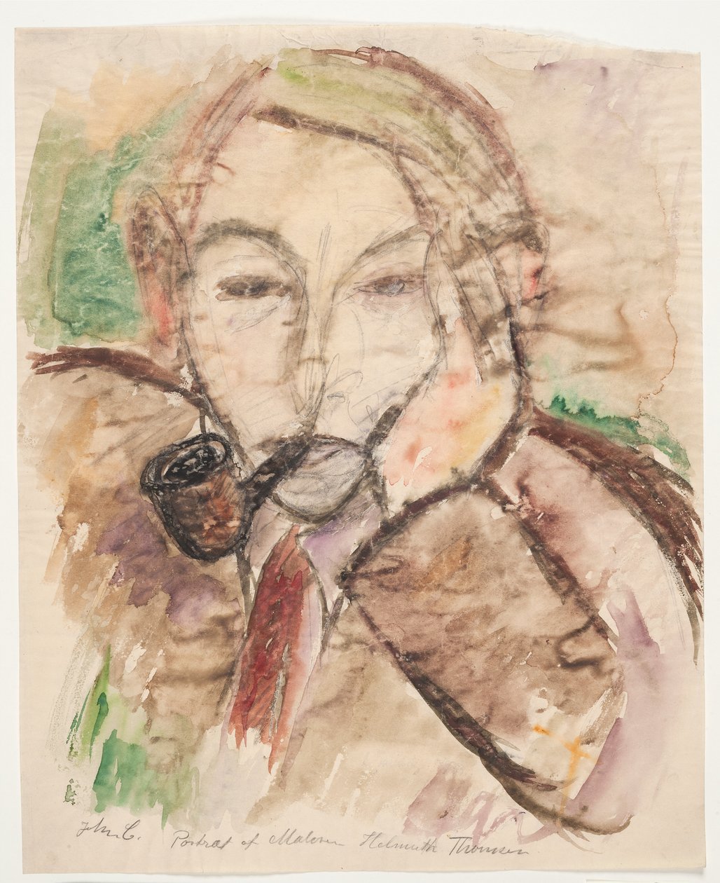 Portrett av maleren Helmuth Thomsen av John Christensen