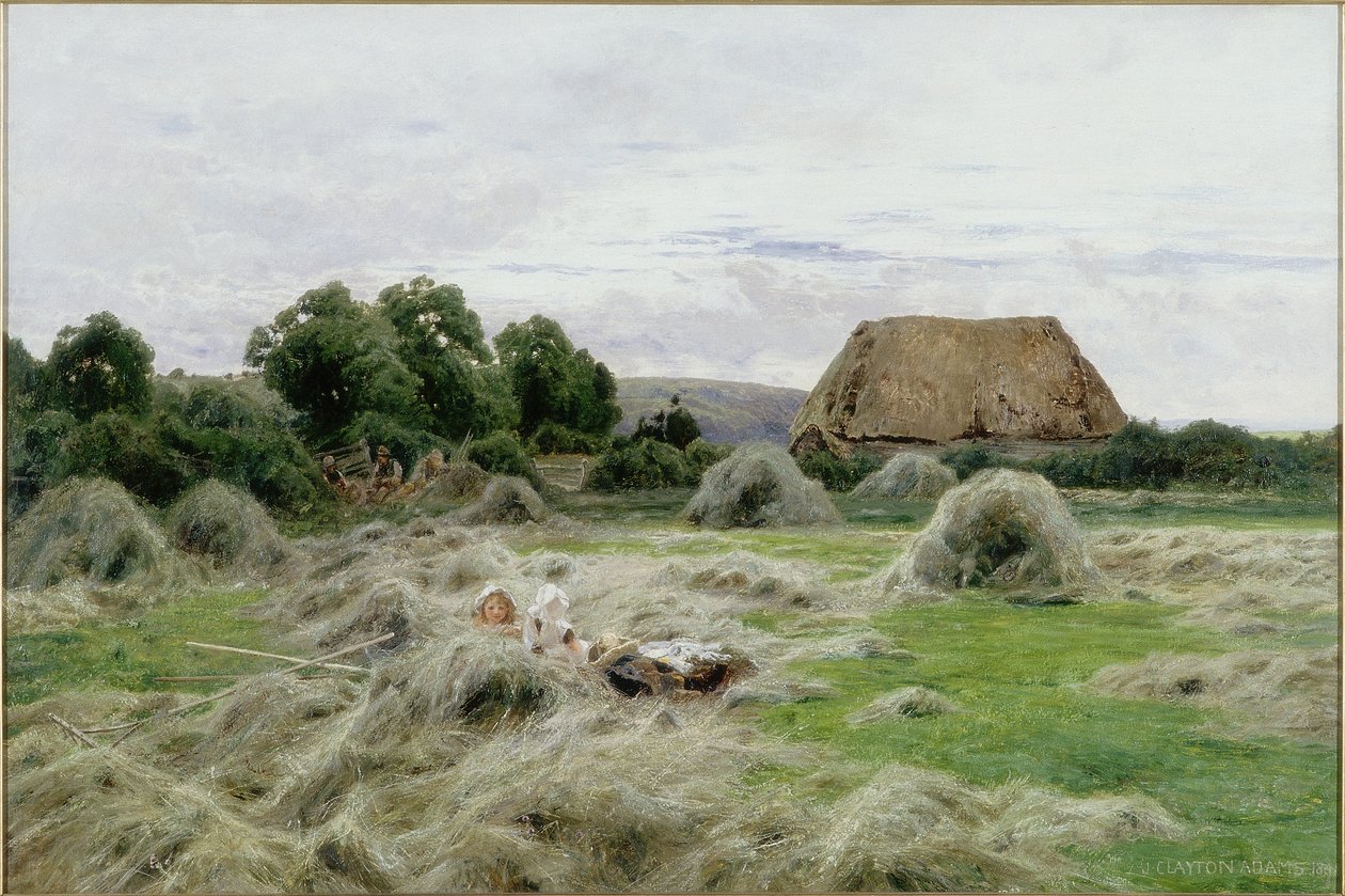 Hayfield av John Clayton Adams