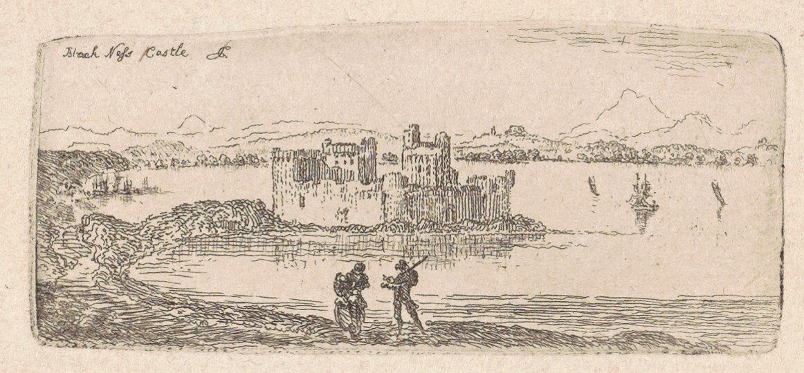 Blackness Castle av John Clerk, of Eldin