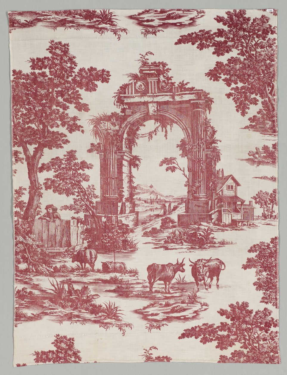 Copperplate Printed Cotton, 1765. av John Collins