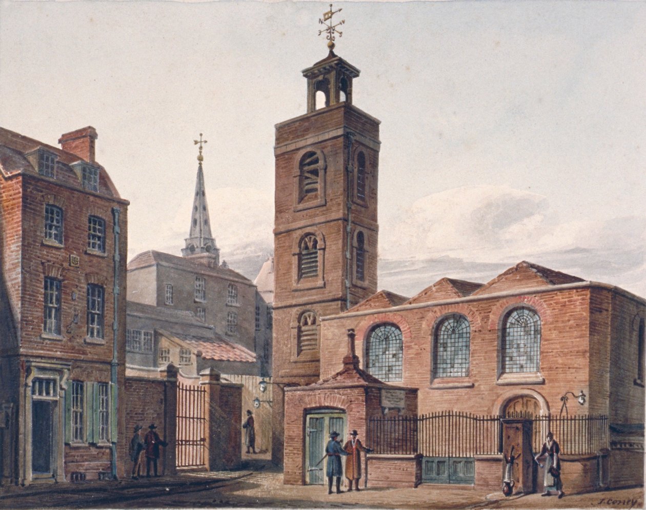 Nordutsikt over Church of St James, Duke