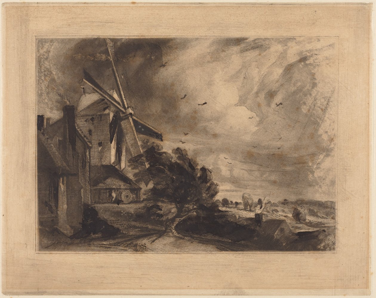 En mølle av John Constable