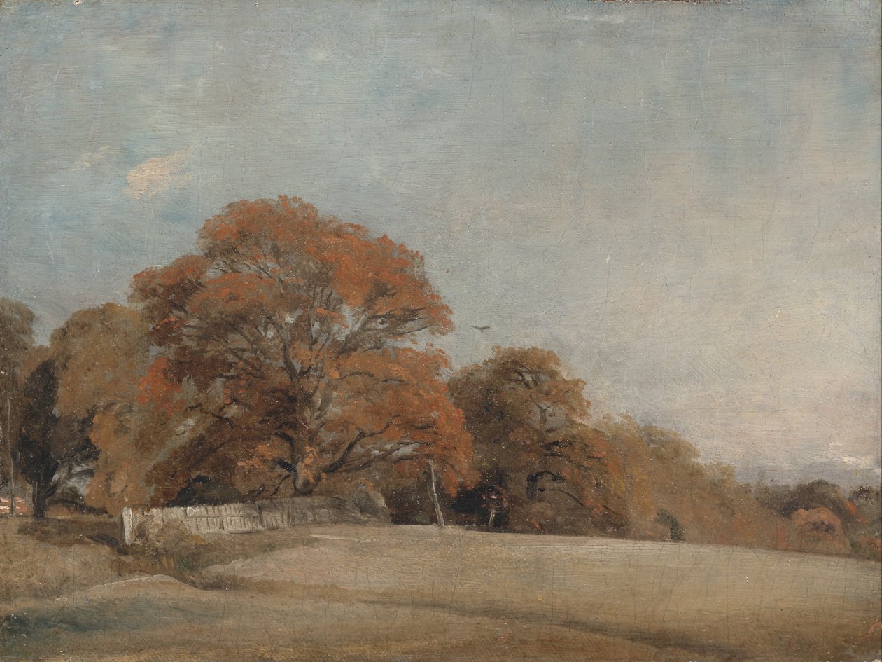 Et høstlandskap på Øst-Bergholt av John Constable