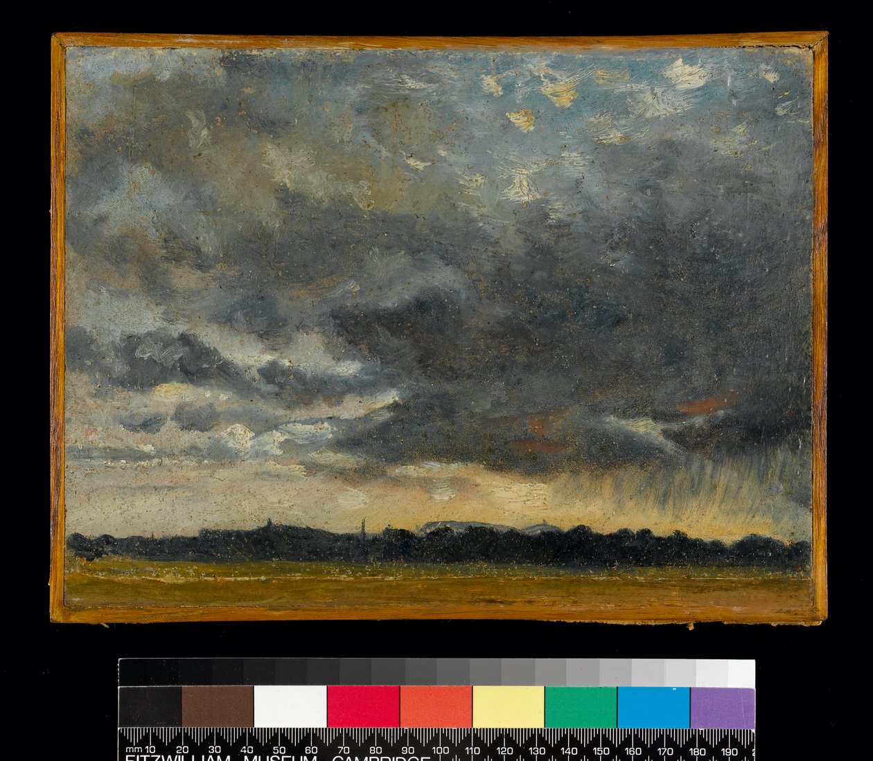 Ved Hampstead, ser mot Harrow, før 1837 av John Constable