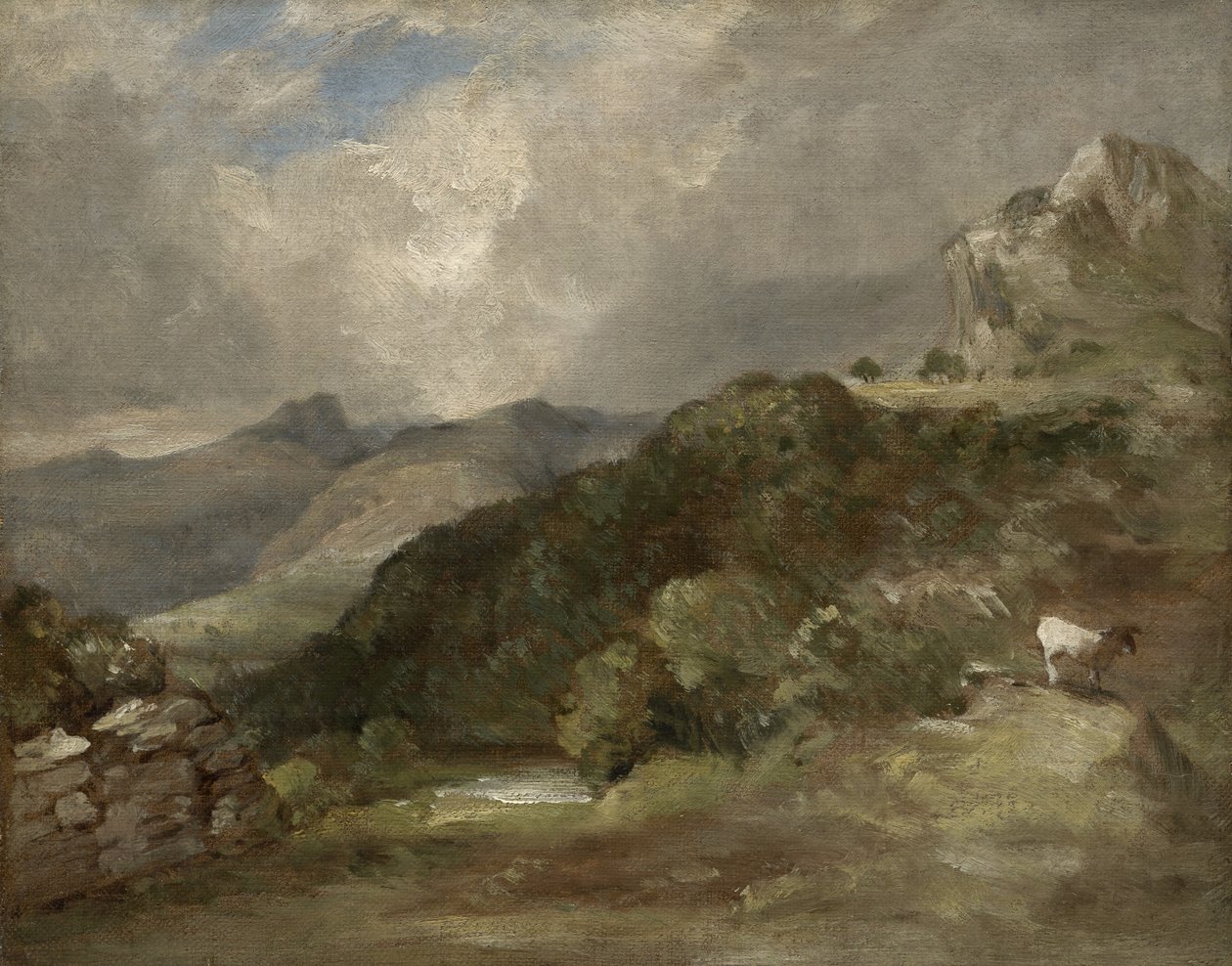 Bow Fell, Cumberland, 1807 av John Constable