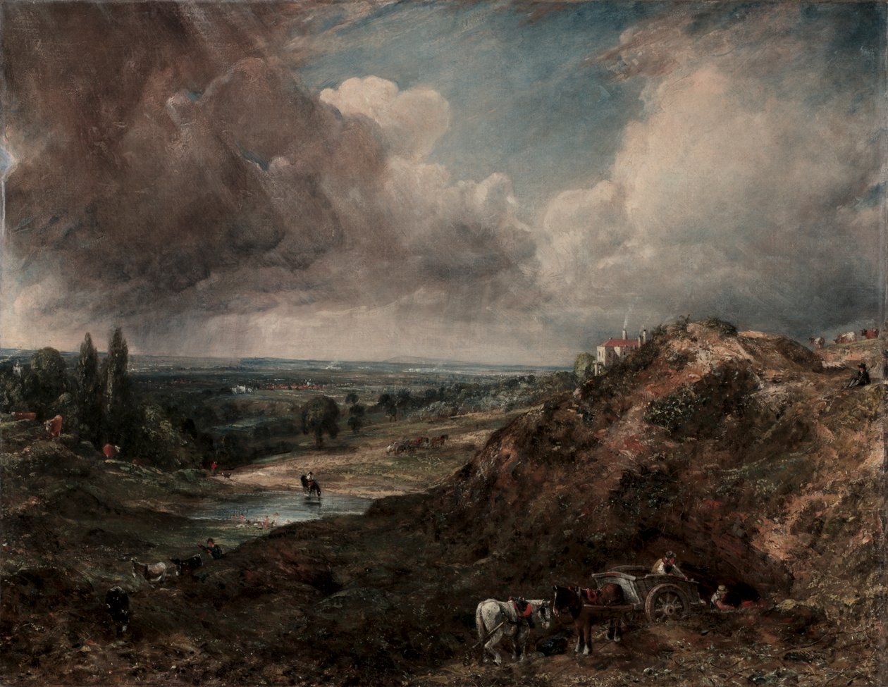Branch Hill Pond, Hampstead av John Constable