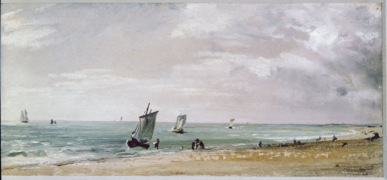 Brighton Beach (olje på lerret av John Constable