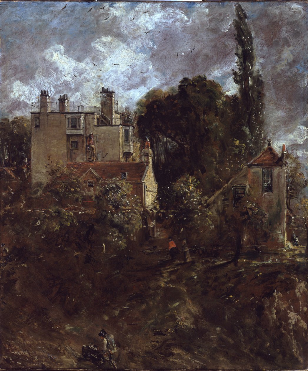 Admiralens hus i Hampstead, kalt «The Grove» av John Constable