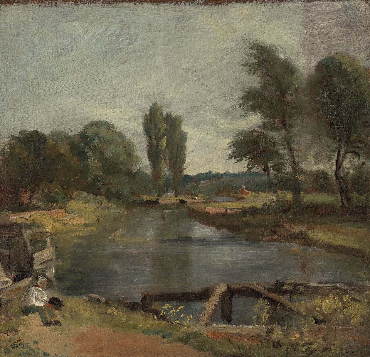 Flatford lås av John Constable