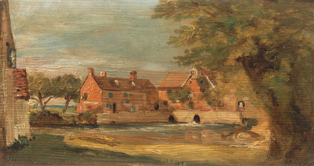Flatford Mill, mellom 1810 og 1811. av John Constable