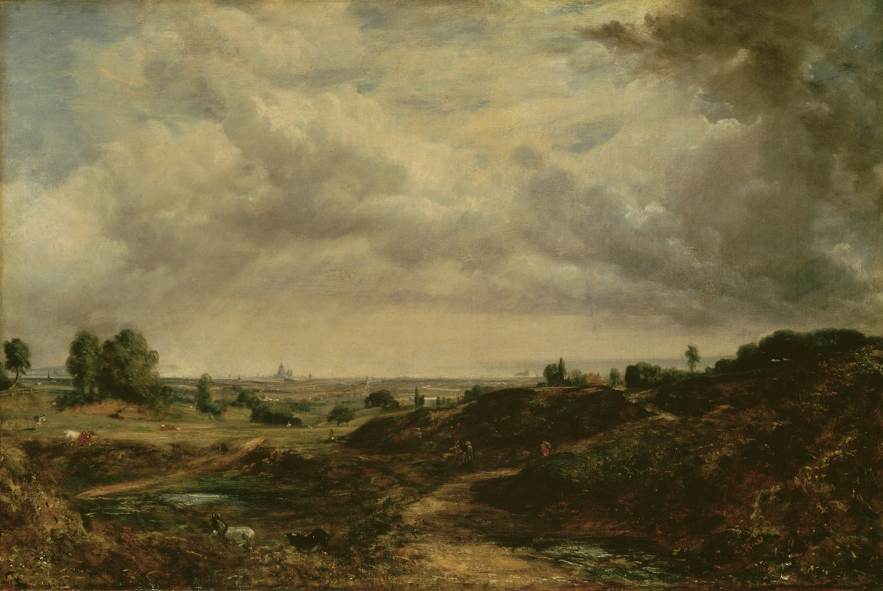 Hampstead Heath (olje på lerret) av John Constable