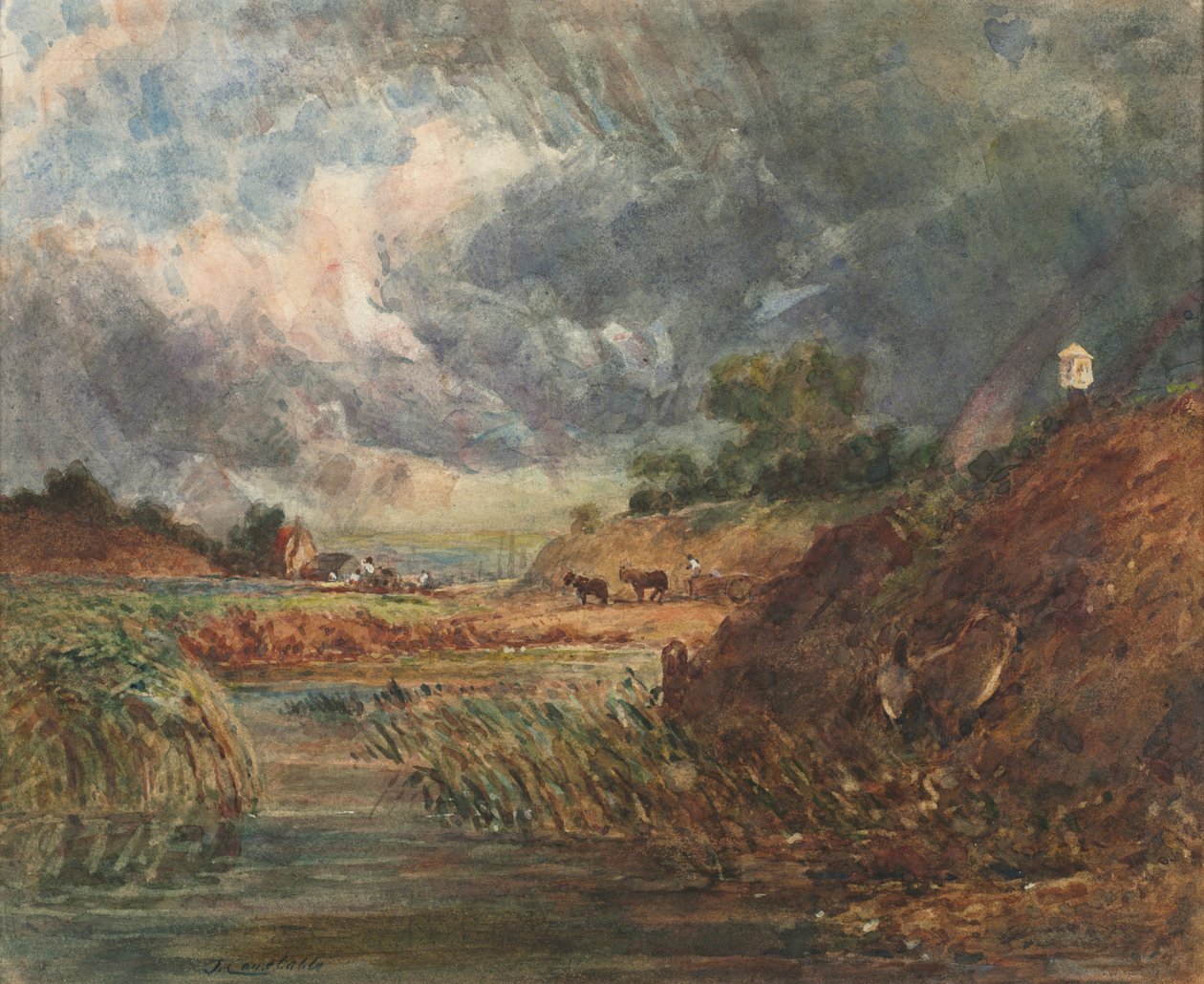 Hampstead Heath, 1800-tallet. av John Constable