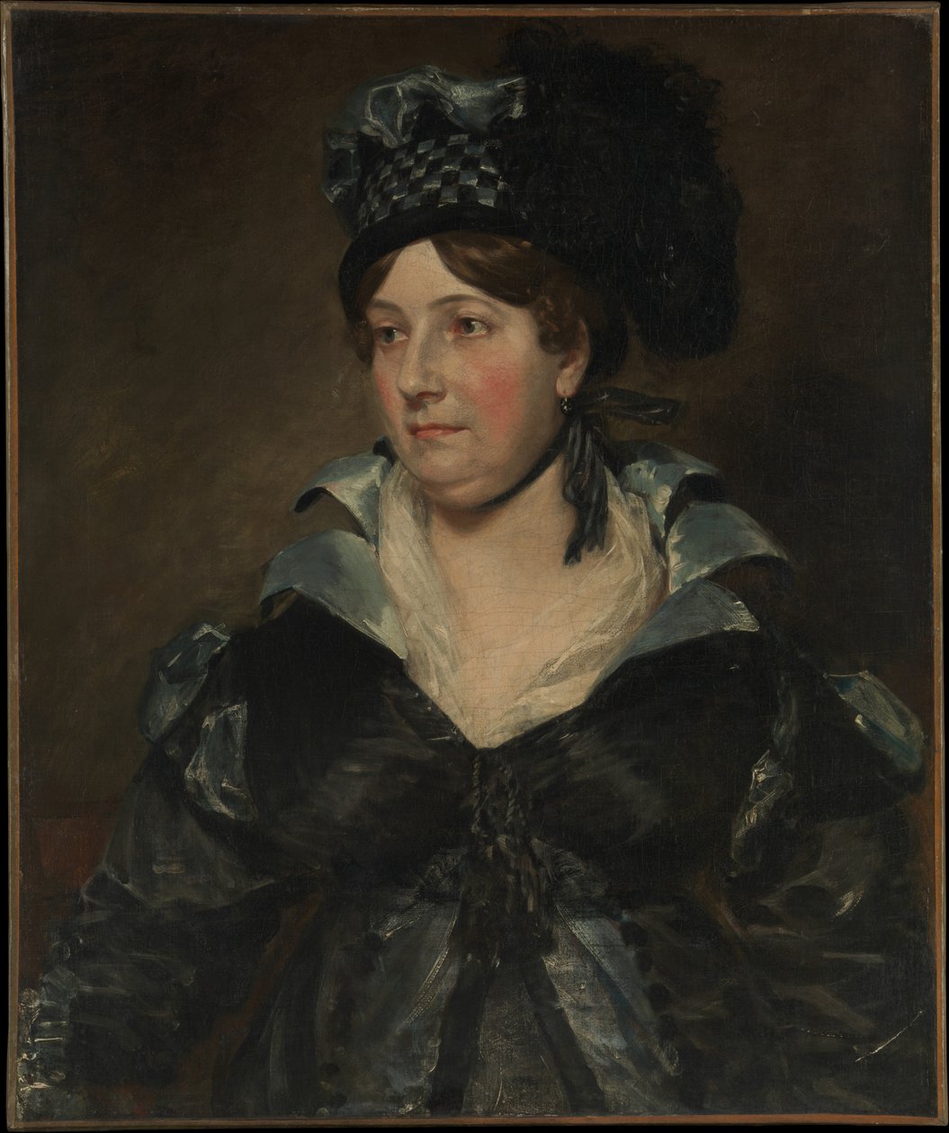 Fru James Pulham Sr. (Frances Amys, ca. 1766-1856) av John Constable