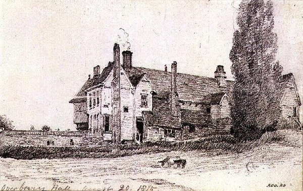 Overbury Hall, Suffolk av John Constable