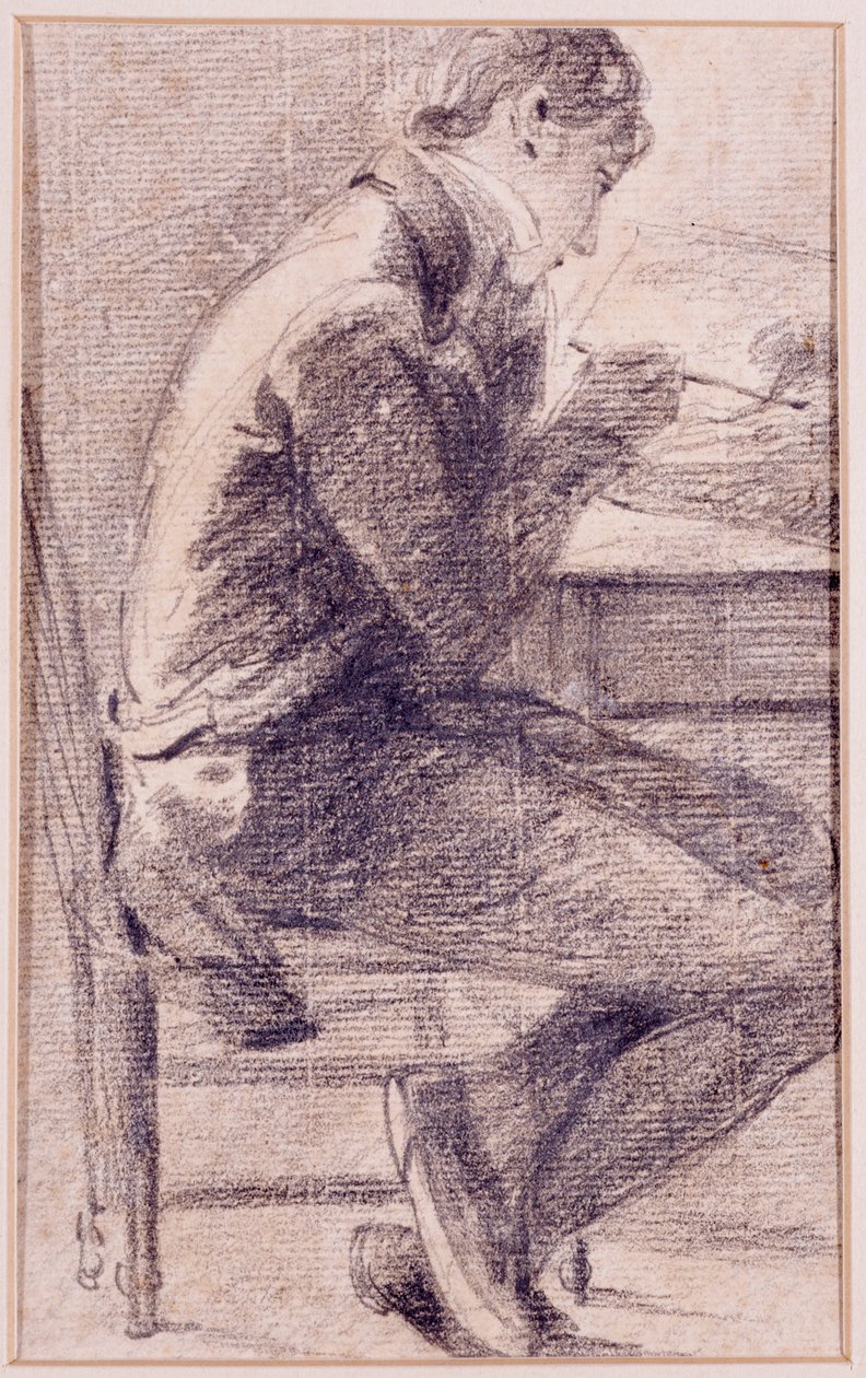 Portrett av en kunstner som skisserer, 1801 av John Constable