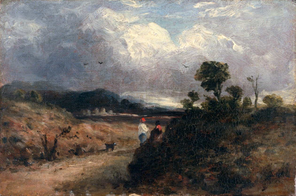 Veiscene (olje på lerret) av John Constable