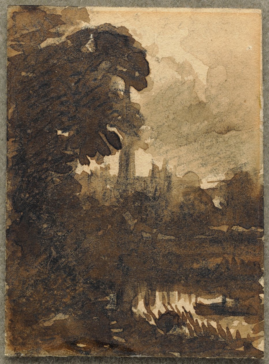 Salisbury Cathedral sett fra nordvest av John Constable