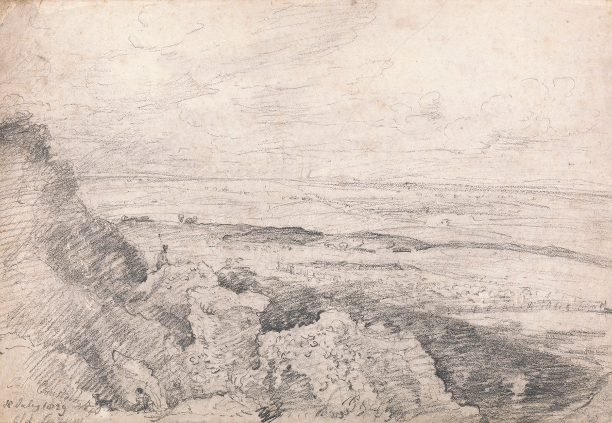 Salisbury Plain fra Old Sarum av John Constable