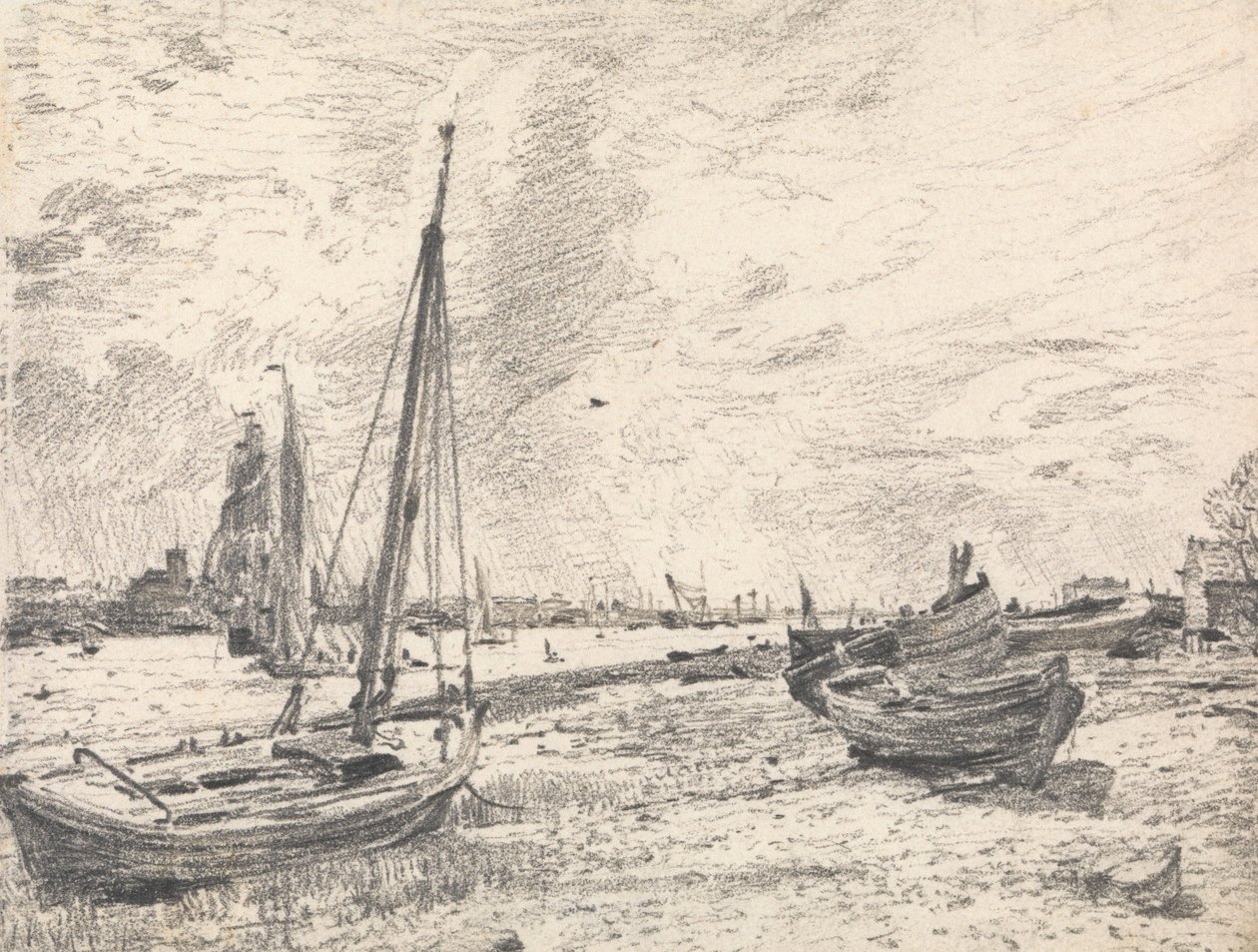 Skipsfart på Themsen av John Constable